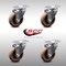 Service Caster 4 Inch SS High Temp Glass Filled Nylon Wheel Swivel Top Plate Caster Set SCC SCC-SS20S414-GFNSHT-4 - alternate 2